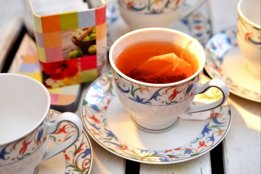Cup inside a Karupatti Tea Franchise