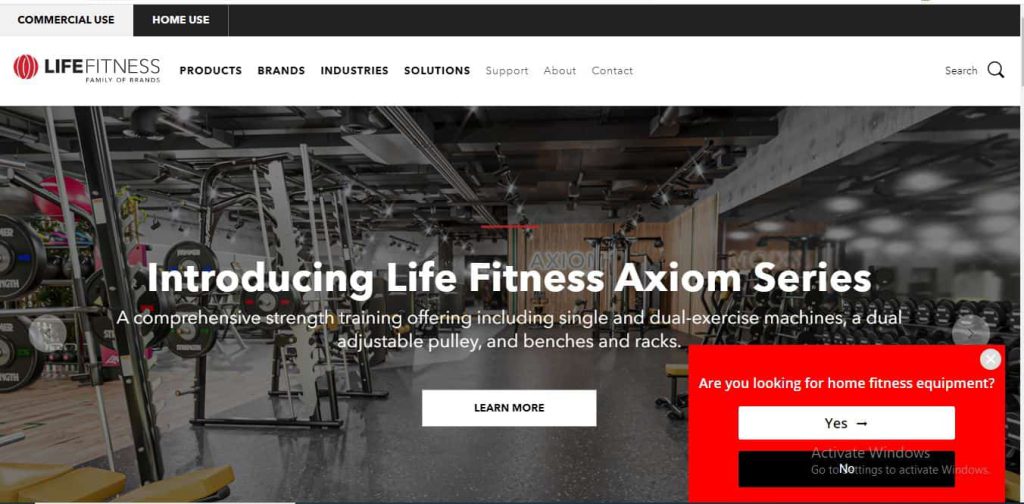 Life fitness franchise