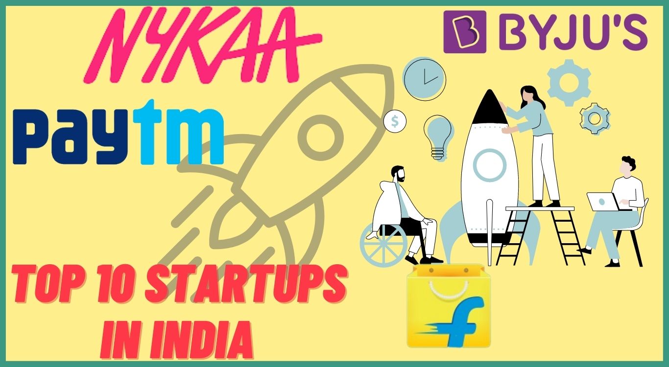 Top 10 startups in india