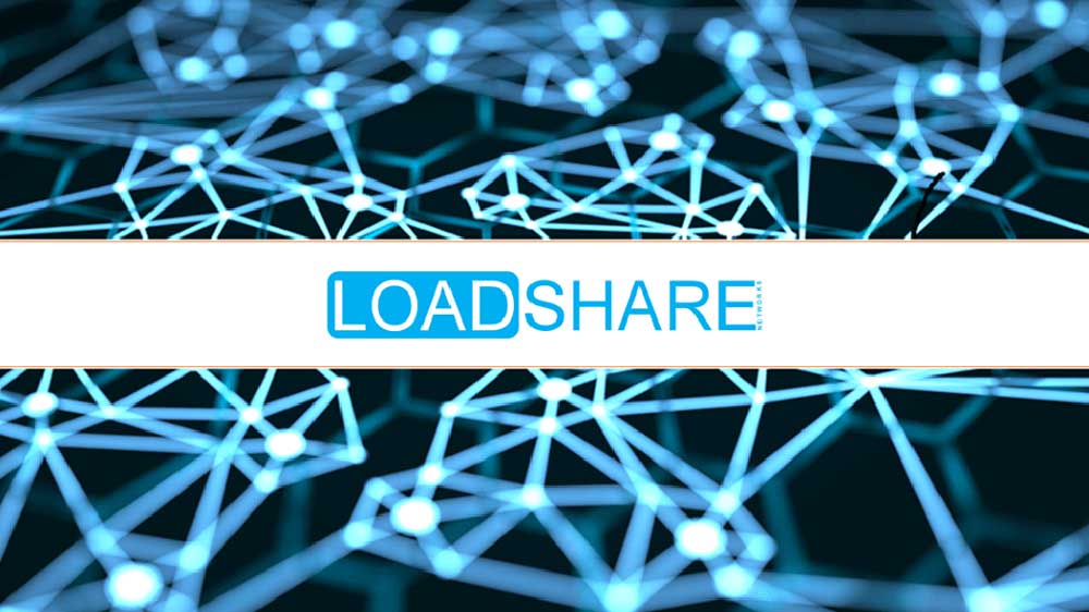 Banner with logo for Loadshare Franchise