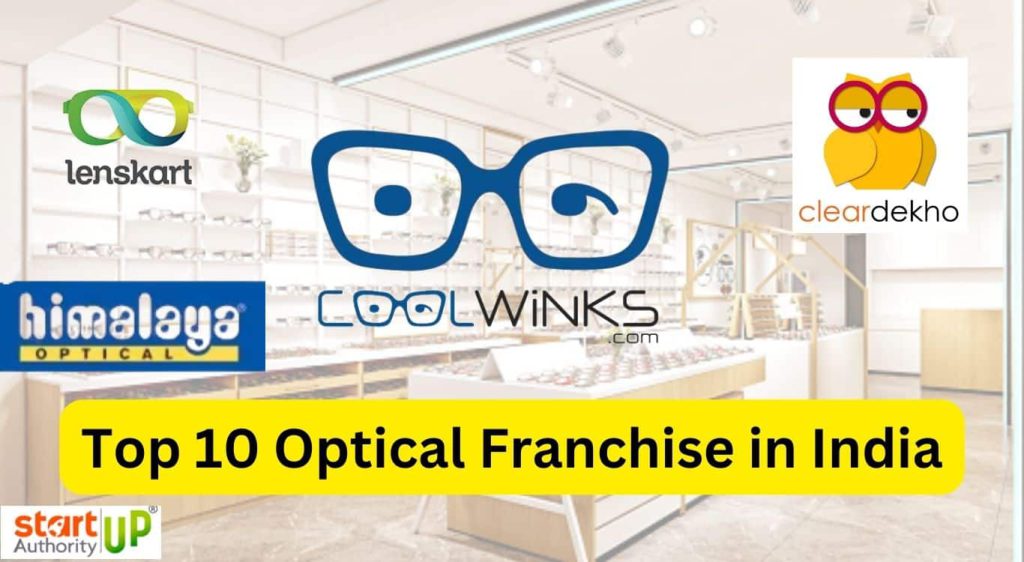 banner with logo of best optical franchise