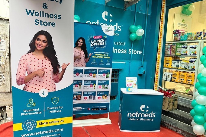 Interior of a Netmeds owned franchise