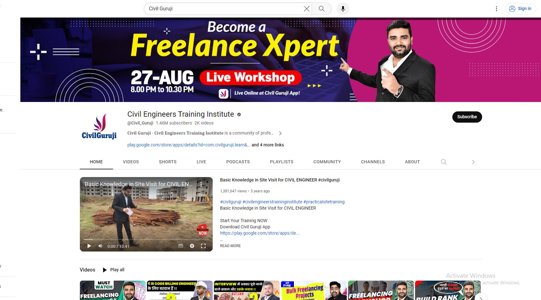 Top 5 construction and Architecture Youtube Influencers in India in 2023